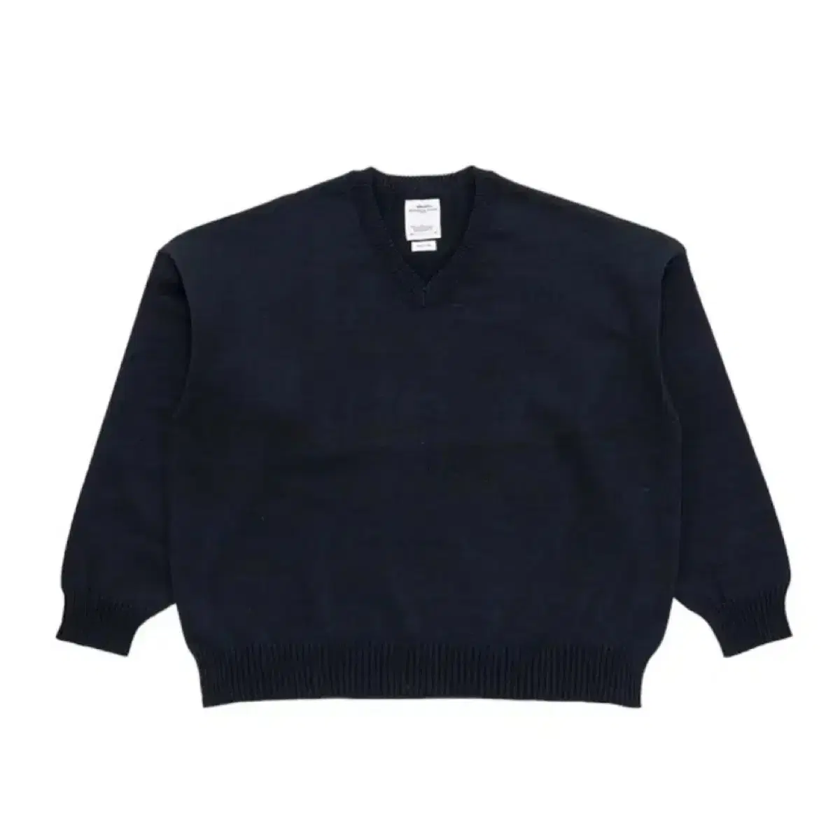 (5) visvim 24ss selmer v-neck knit 네이비